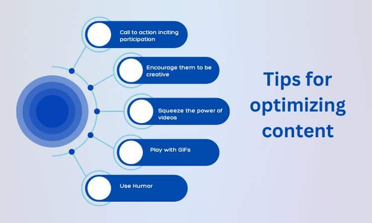 Tips for optimizing content
