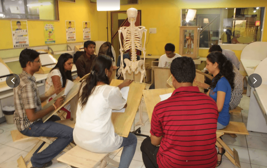 Animation class - Human Anatomy - Animaster Design College, Bangalore