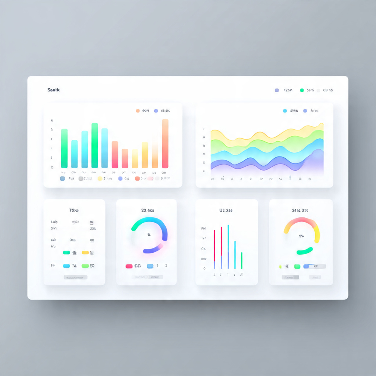 Minimal sales analytics dashboard UI - Courses in UI UX Design In Bangalore