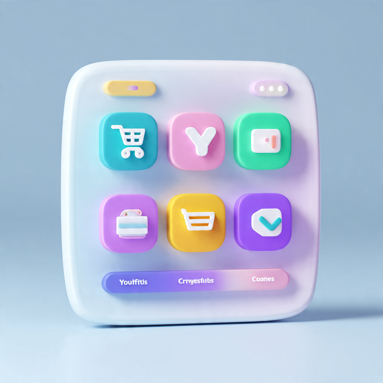 Youthful e-commerce landing UI, bright category buttons, youthful - UI UX Designer Training in Bangalore