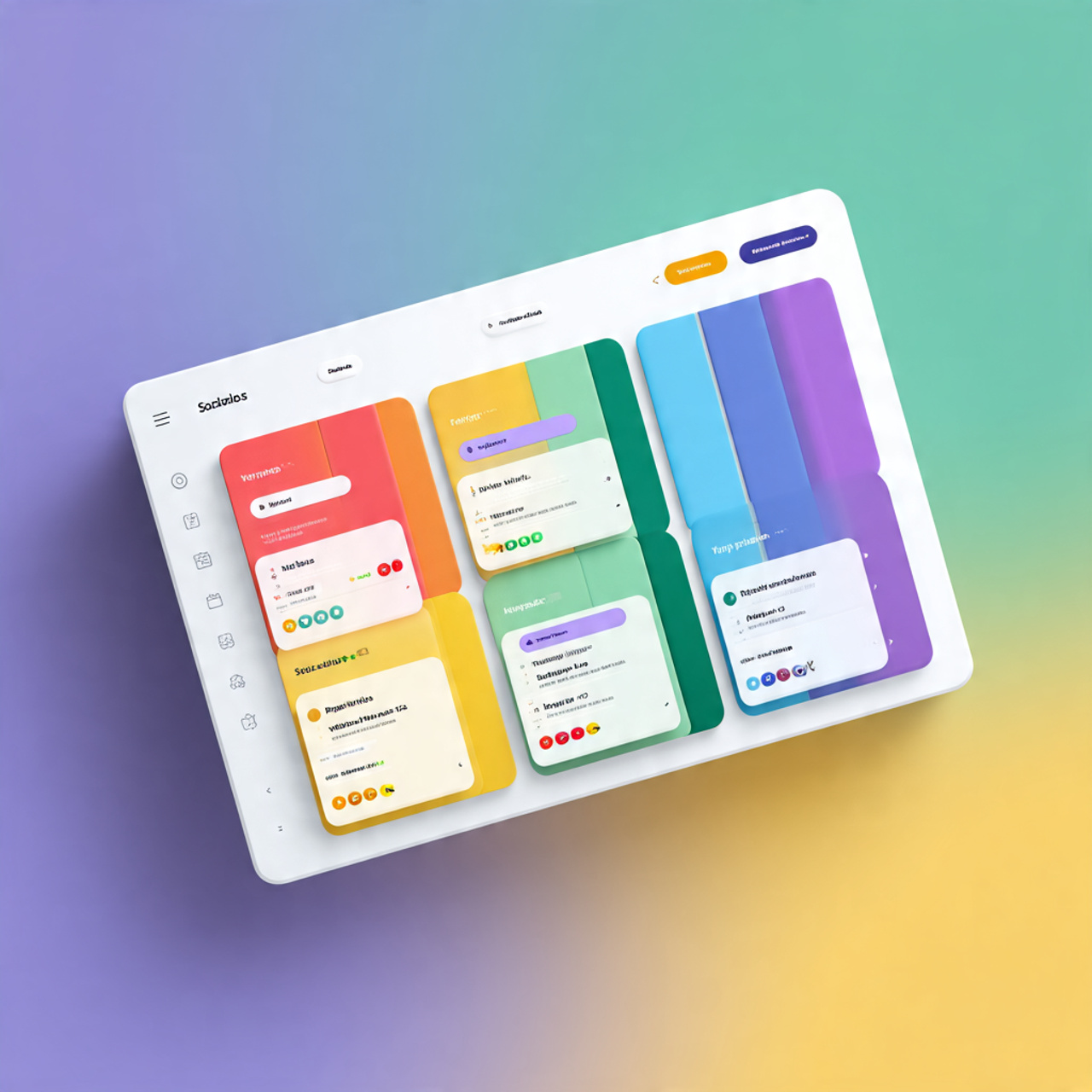 Youthful task planning dashboard UI - Course UI UX in Bangalore