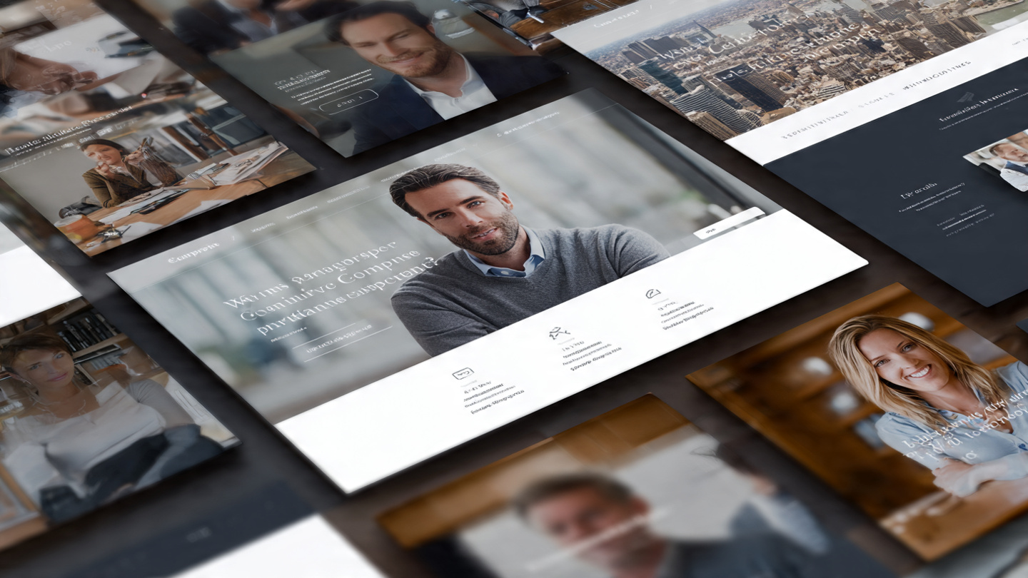 Corporate conference landing page UI, professional imagery, corporate - UI UX Design course in Bangalore
