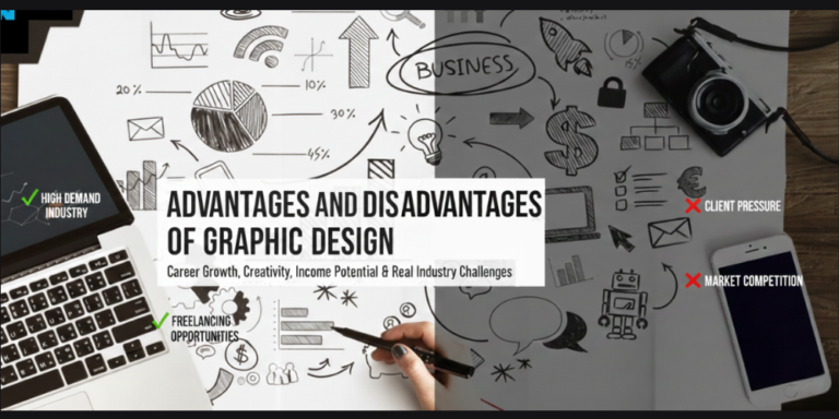 Advantages and Disadvantages of Graphic Design - Feature Image - Animaster Design College, RT Nagar, Bangalore