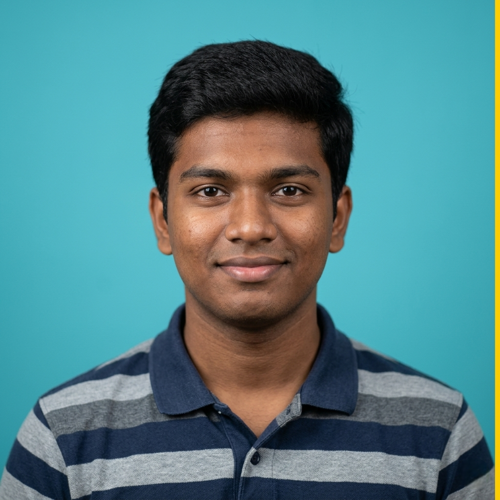 human silhouette and name of bdes animation student